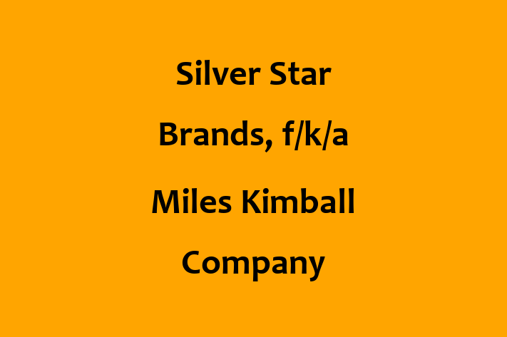 Talent Management Silver Star Brands f/k/a Miles Kimball Company