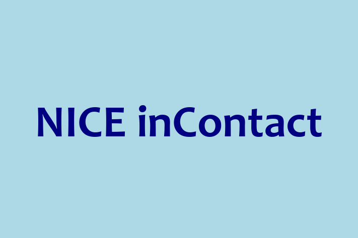 Technology Solutions Firm NICE inContact