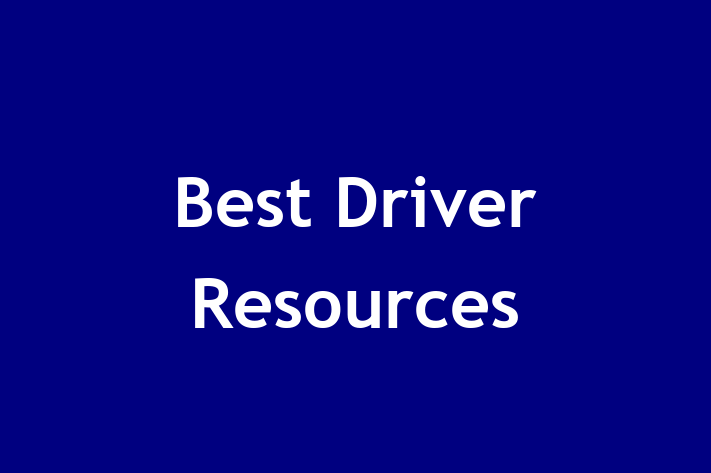 Talent Management Best Driver Resources