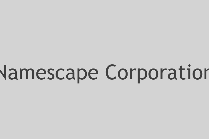 Application Development Company Namescape Corporation