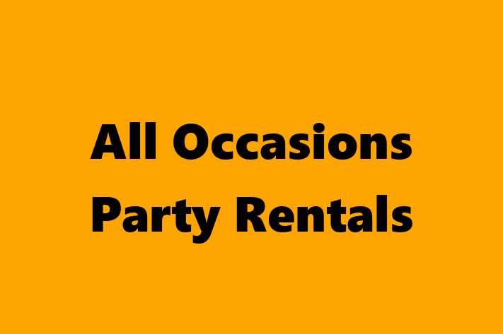 Tech Firm All Occasions Party Rentals