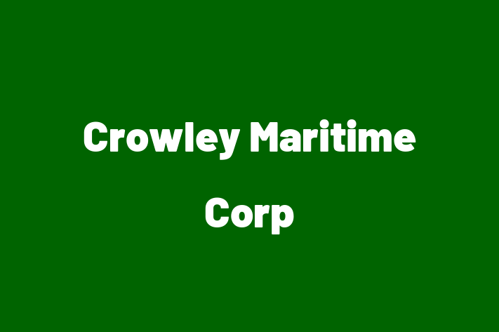 Software Engineering Company Crowley Maritime Corp