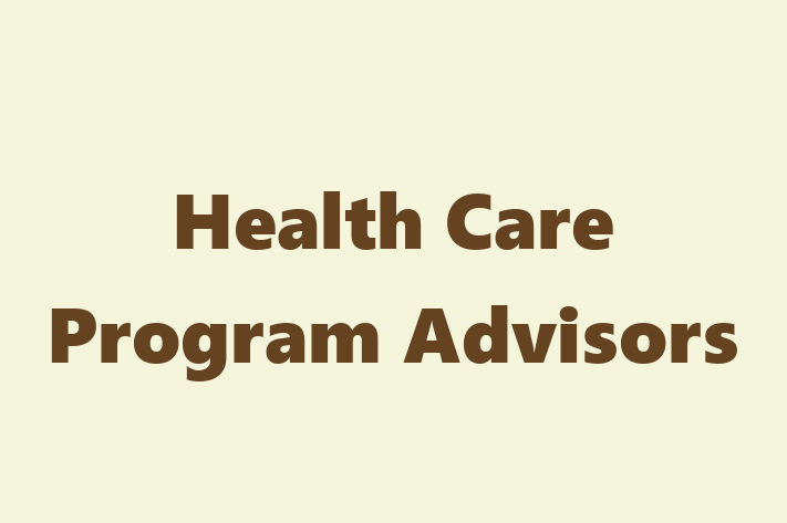 Personnel Management Health Care Program Advisors