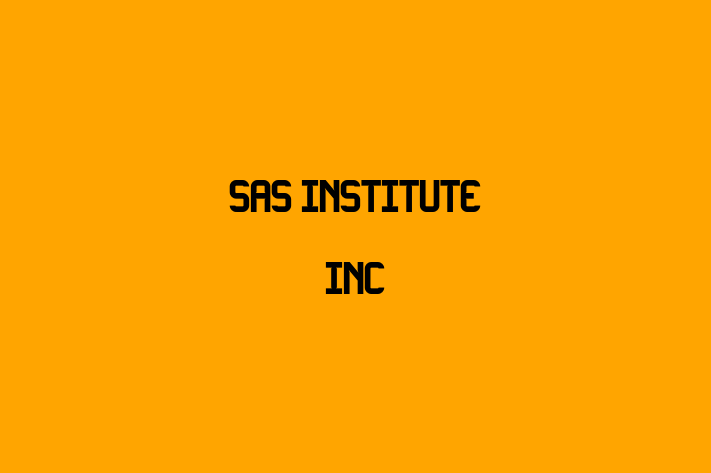 Software Development Firm SAS Institute Inc