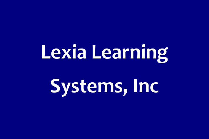 Digital Solutions Provider Lexia Learning Systems Inc