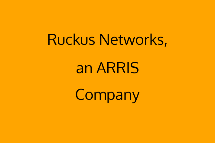 IT Company Ruckus Networks an ARRIS Company