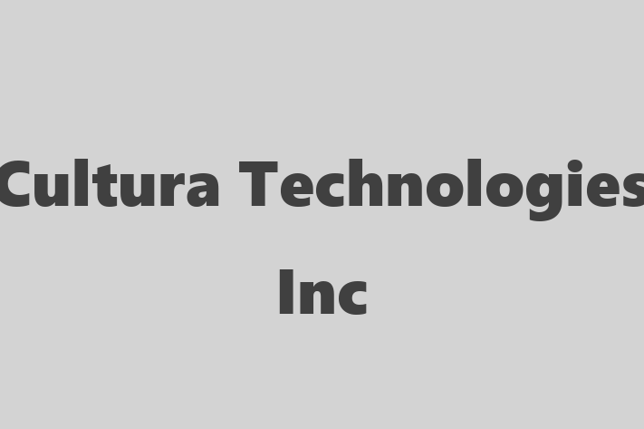 Technology Company Cultura Technologies Inc