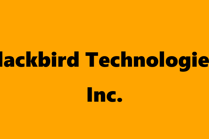 Digital Solutions Provider Blackbird Technologies Inc.