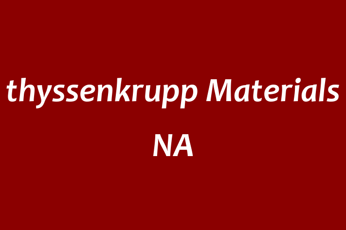 Staff Management thyssenkrupp Materials NA