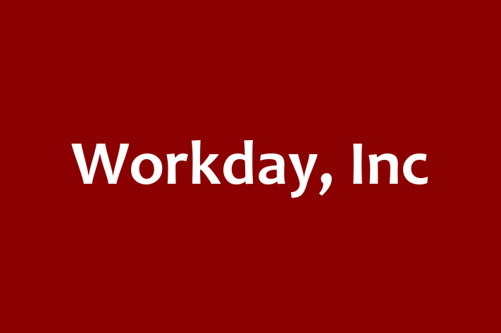 Software Development Company Workday Inc