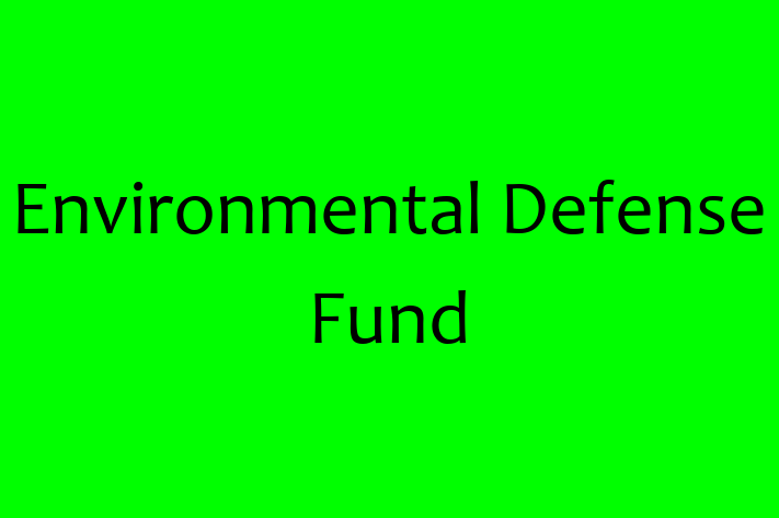 Tech Solutions Company Environmental Defense Fund