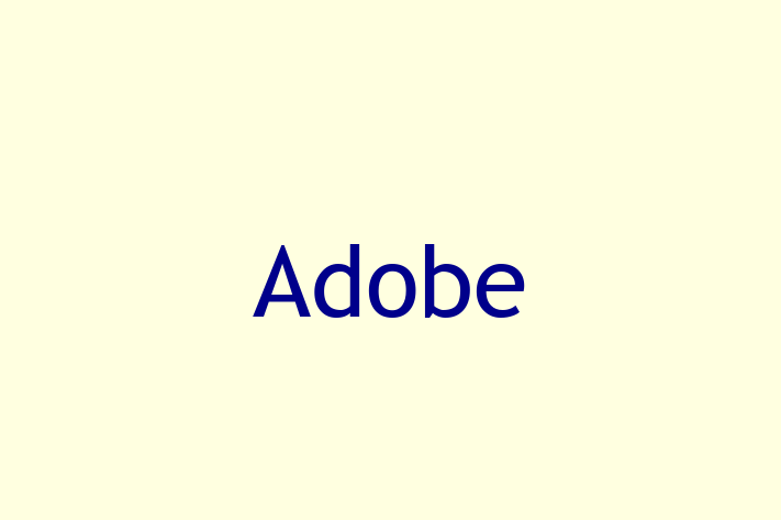 IT Company Adobe