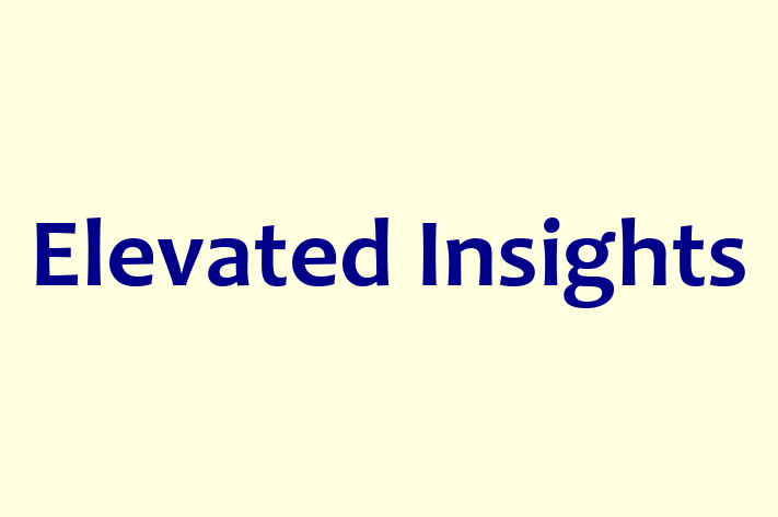 Software Firm Elevated Insights