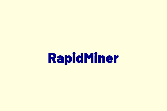 Tech Firm RapidMiner