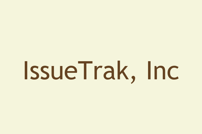 Software Services Company IssueTrak Inc