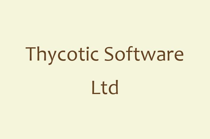 Software Consultancy Thycotic Software Ltd