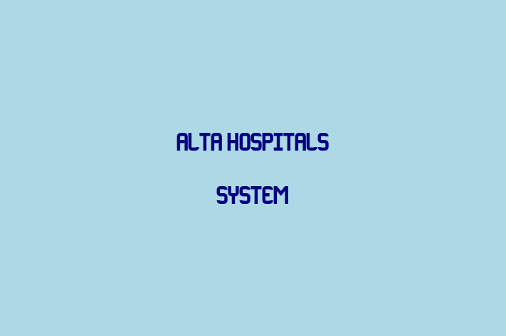 Talent Management Alta Hospitals System