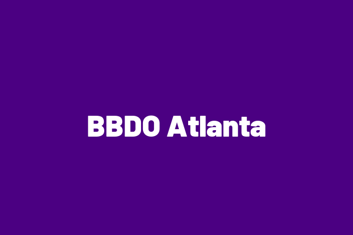 Employee Resource Management BBDO Atlanta