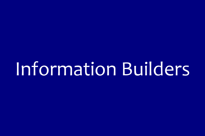 Software Services Company Information Builders