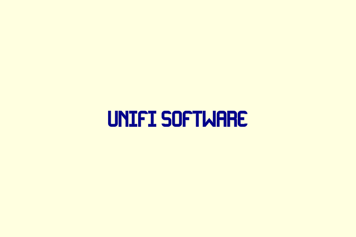 Software Firm UNIFi Software