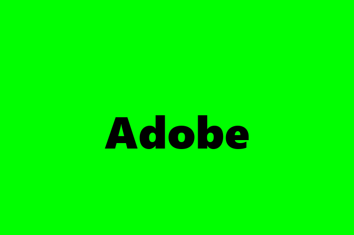 Software Services Company Adobe