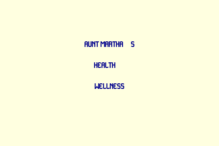 Employee Resource Management Aunt Marthas Health  Wellness