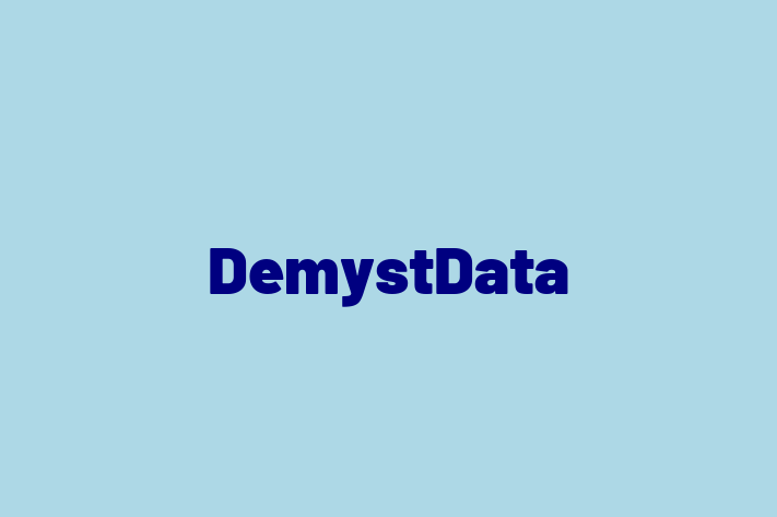 Application Development Company DemystData