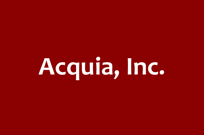 Digital Solutions Provider Acquia Inc.