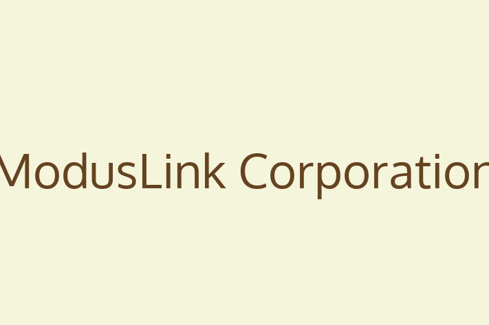 Software Services Company ModusLink Corporation