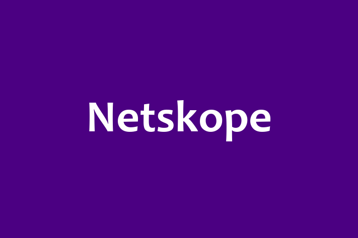 Tech Solutions Company Netskope