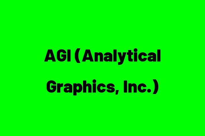 Software Consultancy AGI Analytical Graphics Inc.