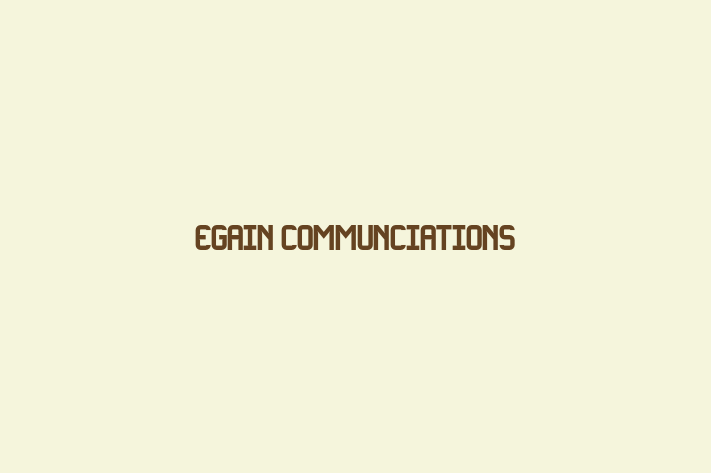 IT Company eGain Communciations