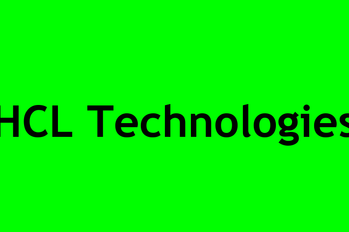 Software Services Company HCL Technologies