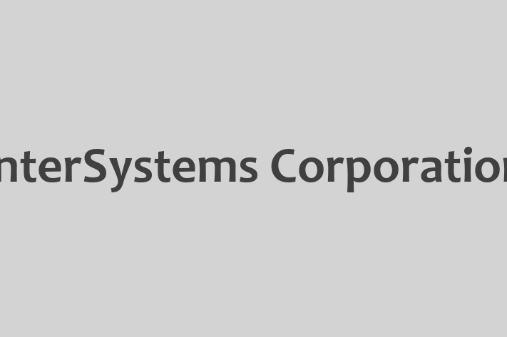 Tech Firm InterSystems Corporation