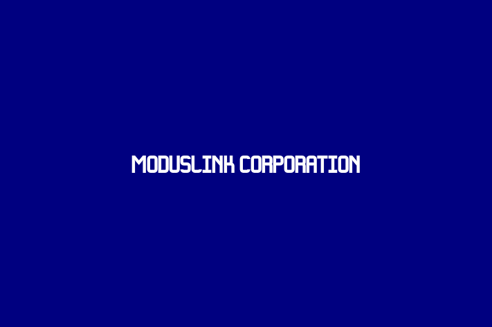 Digital Solutions Provider ModusLink Corporation