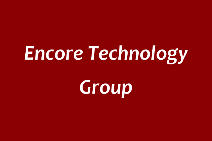 Application Development Company Encore Technology Group