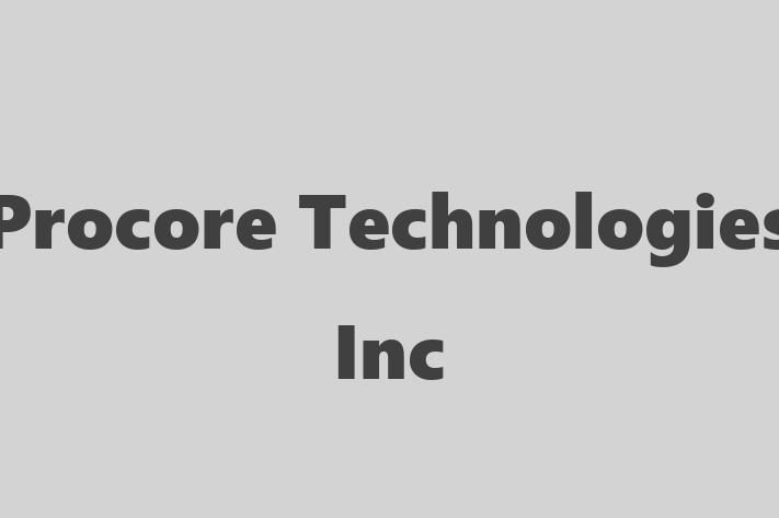 Software Solutions Provider Procore Technologies Inc