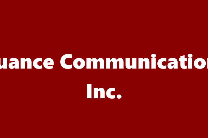 Software Development Company Nuance Communications Inc.