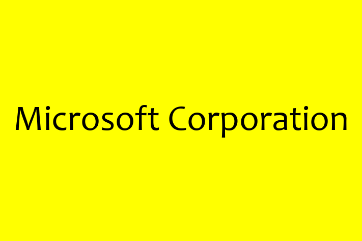 IT Company Microsoft Corporation