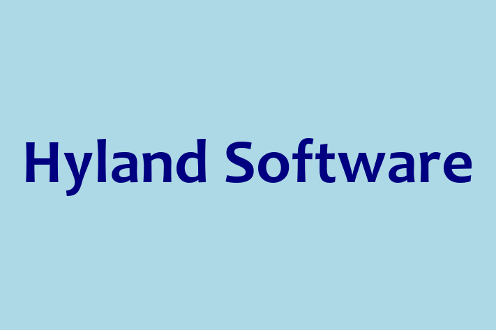 Tech Solutions Company Hyland Software