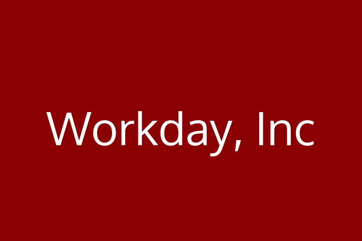 Software Services Company Workday Inc