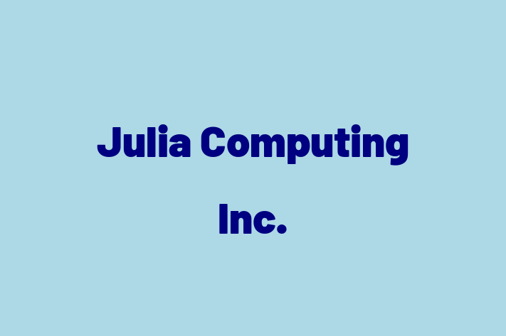 Technology Company Julia Computing Inc.