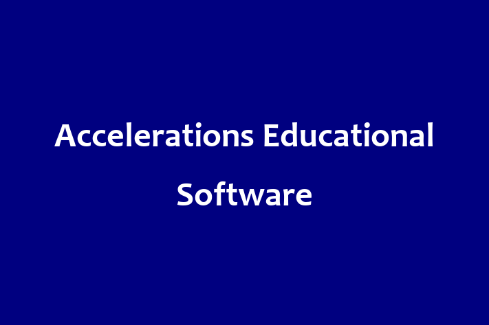 Software Engineering Company Accelerations Educational Software