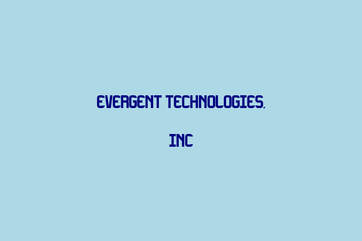 Software Services Company Evergent Technologies Inc