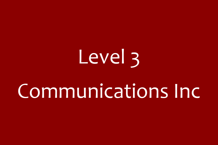 Technology Company Level 3 Communications Inc