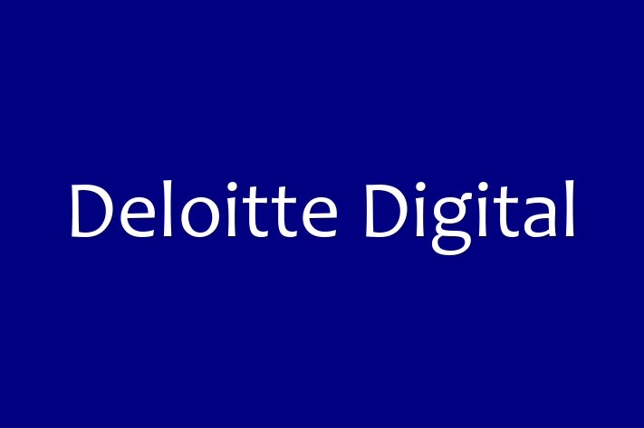 Technology Company Deloitte Digital