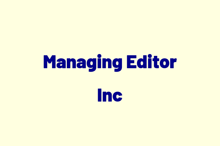 Application Development Company Managing Editor Inc