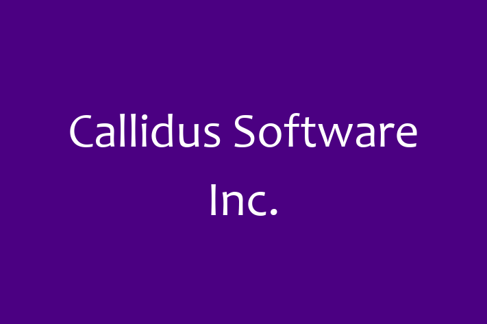 Software Firm Callidus Software Inc.