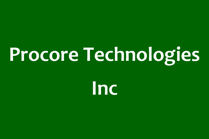 Software Engineering Company Procore Technologies Inc