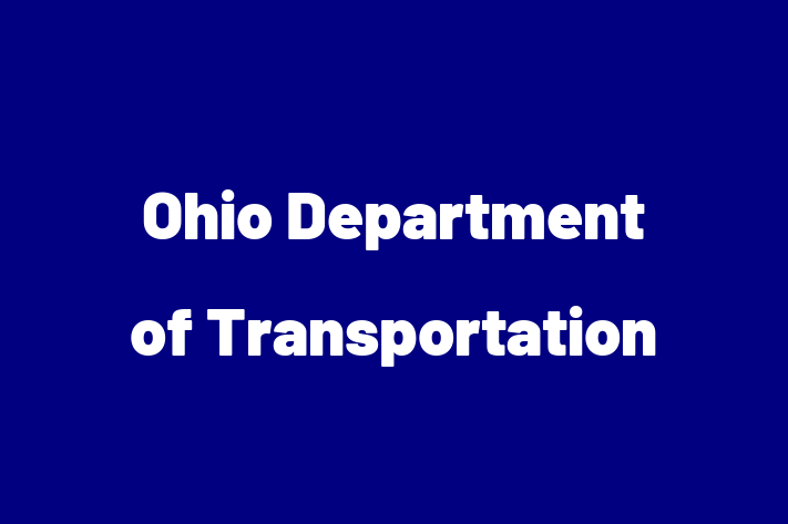 Employee Resource Management Ohio Department of Transportation